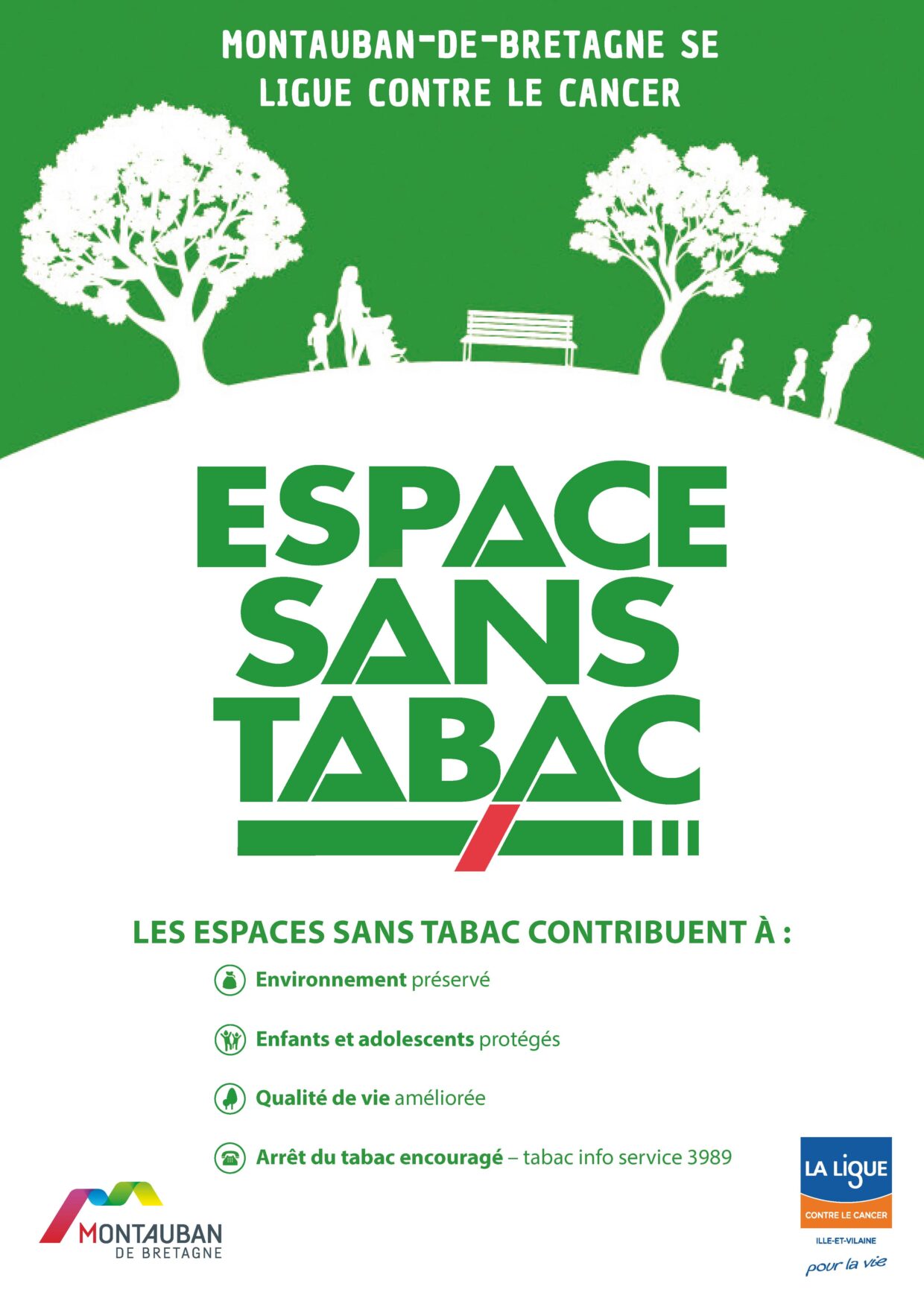 Panneau Espace sans tabac Montauban